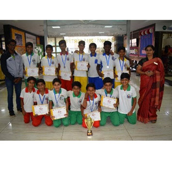 U/14 Boys team secured 2nd place in ISPL Football Tournament