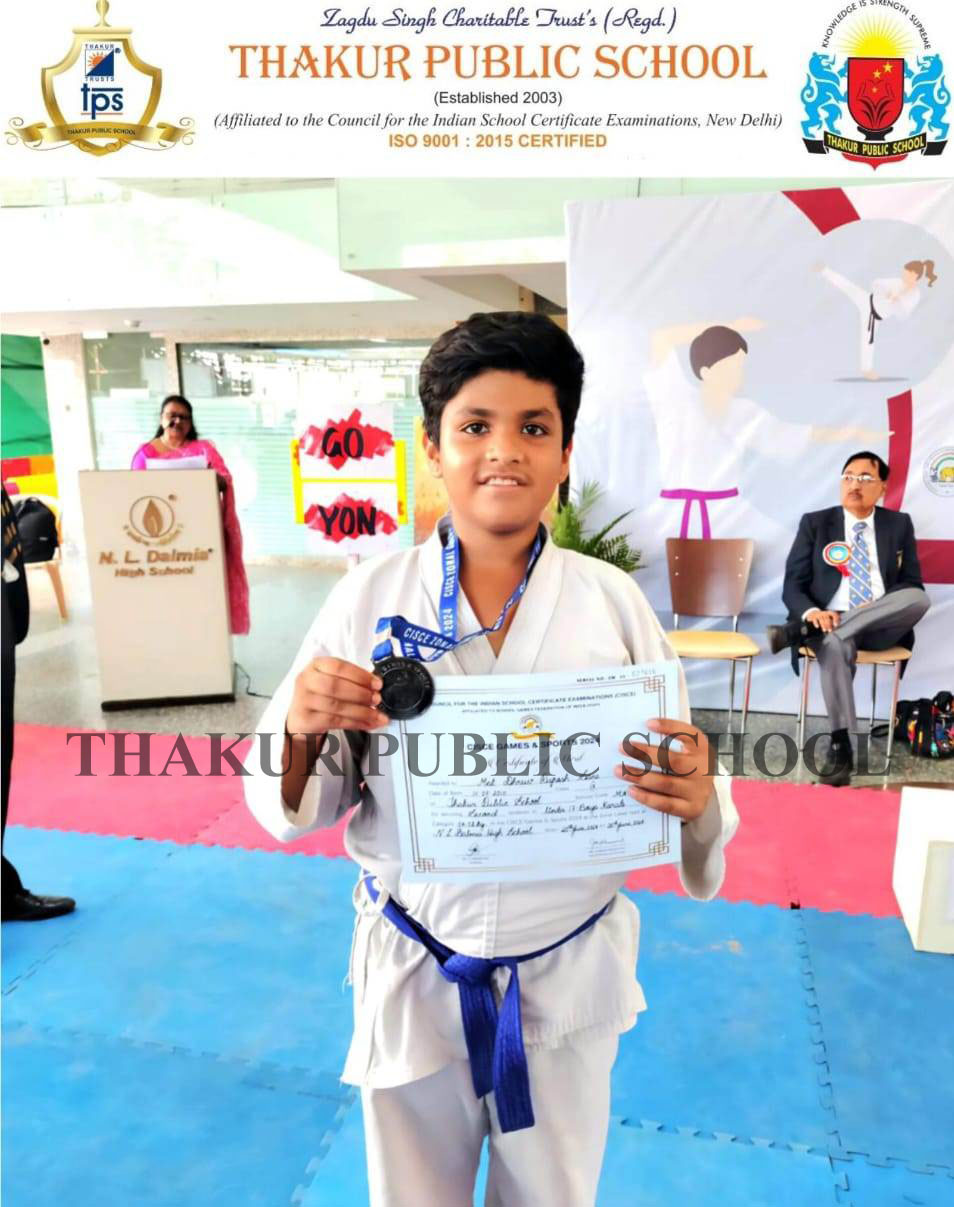 CISCE ZONAL KARATE COMPETITION 2ND POSITION