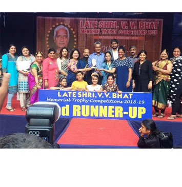 Late Shri.V.V. Bhat Memorial Trophy Competitions – 2nd Runner-up