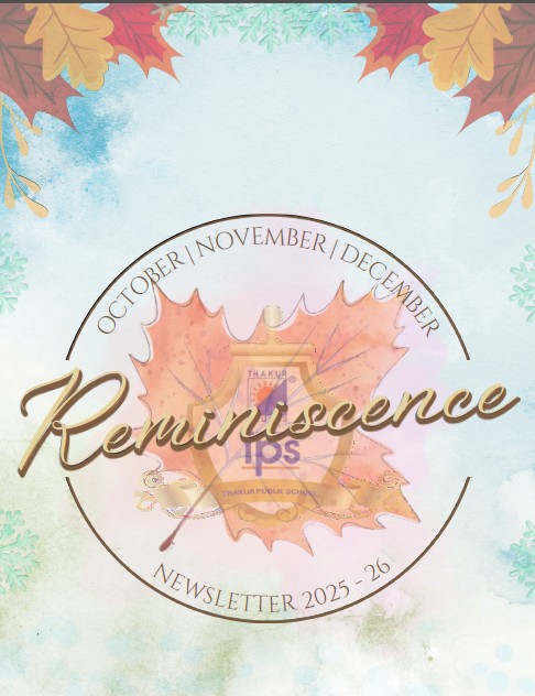 REMINISCENCE OCTOBER- NOVEMBER- DECEMBER 2025-2026 PRIMARY AND SECONDARY cover